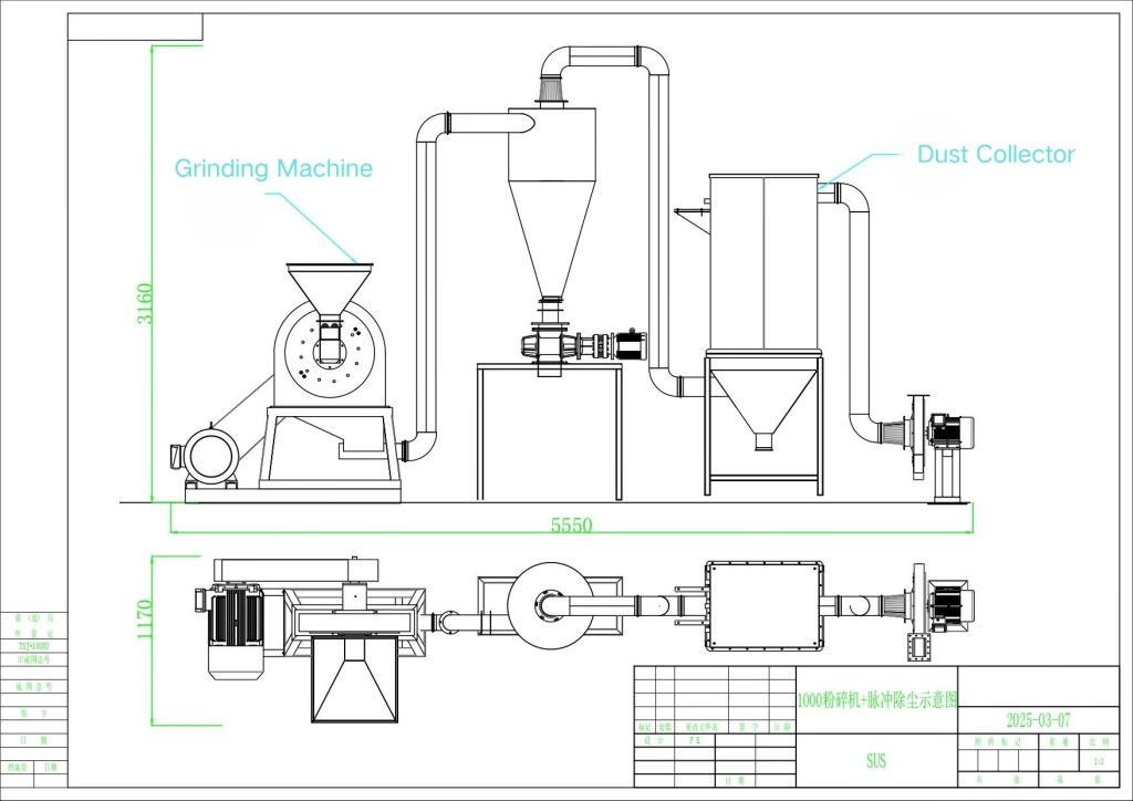 Pulverizer with Dust Collector（images 13）